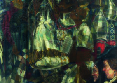 Die Gottgebärende, Freude aller Bekümmerten, Öl auf Leinwand, 1922