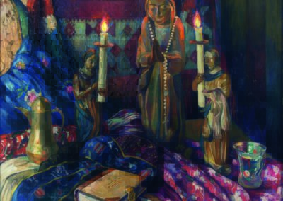 Mystisches Stillleben, Öl auf Leinwand, 1925