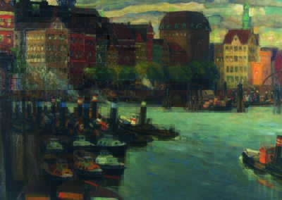 Hamburger Hafen I, Öl auf Leinwand, 1926