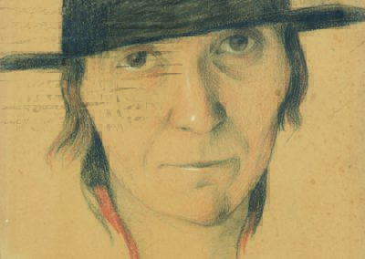 Porträt (Tochter des Oberstaatsanwaltes Schlegel?), Pastell, 1920er/1930er Jahre
