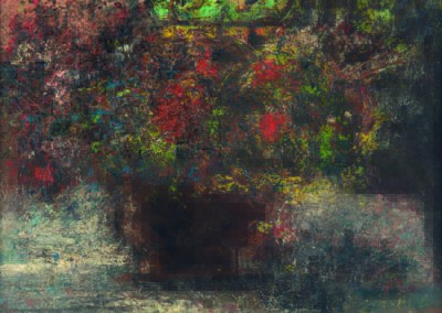 Impressionistisches Stillleben, Öl auf Pappe, o.J.