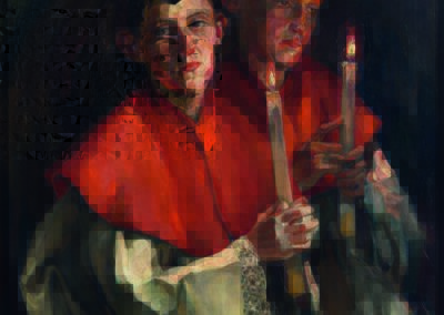 Ministranten, Öl auf Leinwand, o.J.