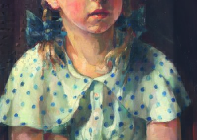 Tochter Irmgard Schlicht I, Öl auf Hartfaser, 1933