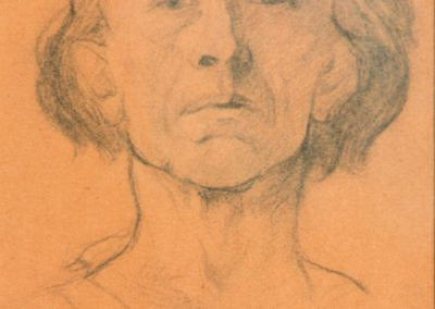 Selbstporträt, Bleistift, 1947